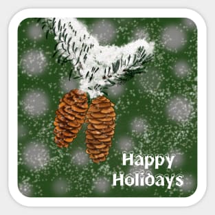 Happy Holidays Sticker